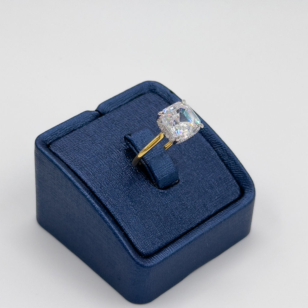 İri Baget Taşlı Gümüş Yüzük