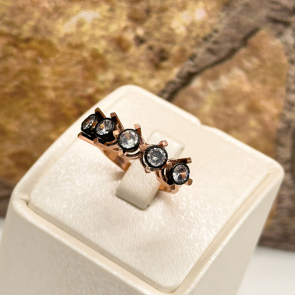 Elmas Montür Klasik Beştaş Gümüş Yüzük