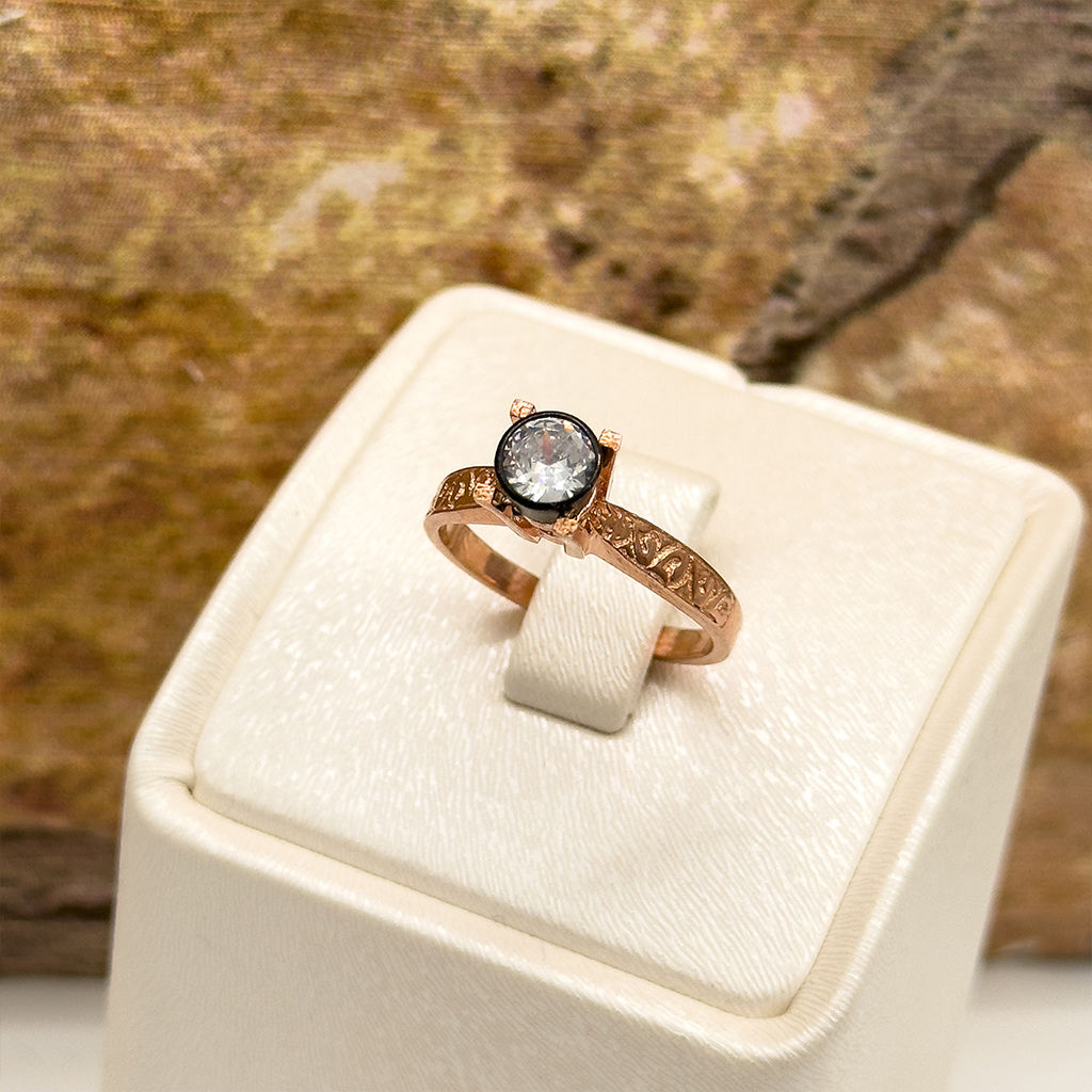 Elmas Montür Tektaş Gümüş Yüzük