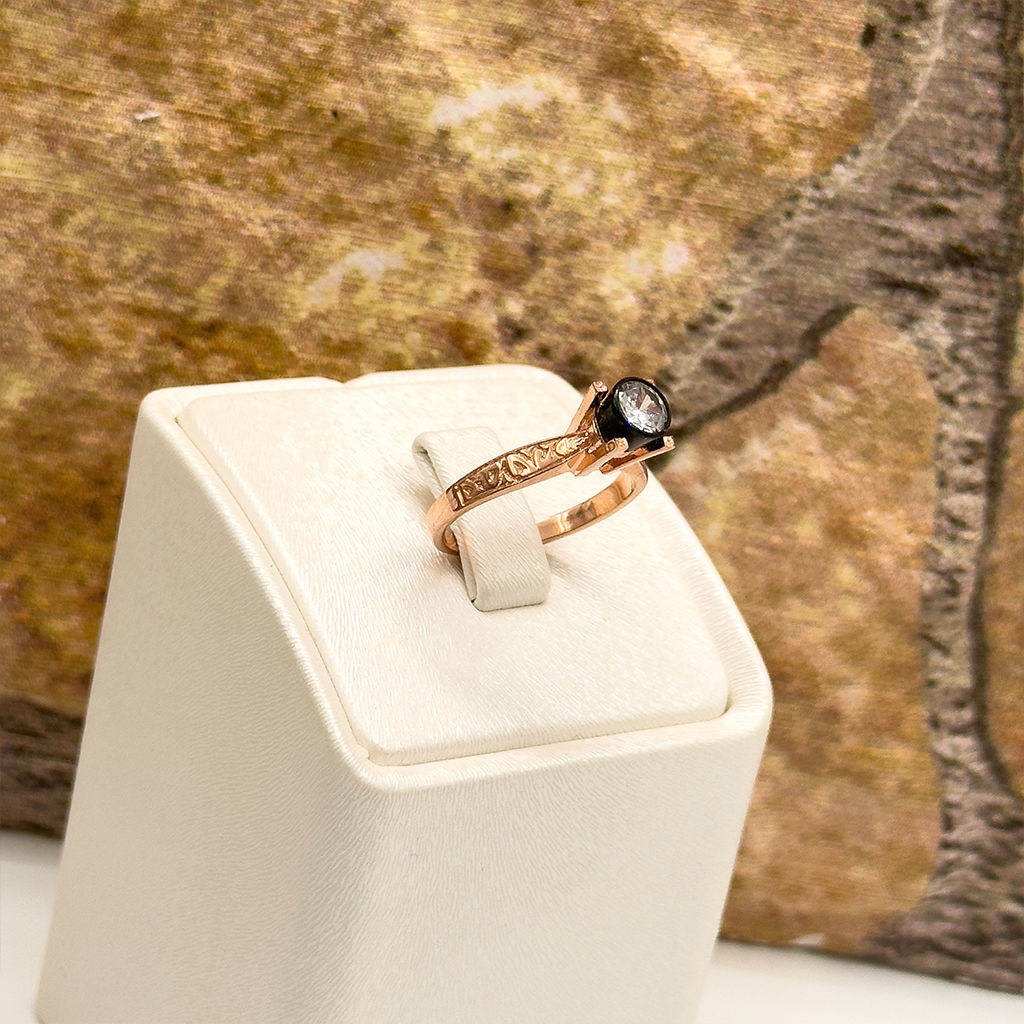 Elmas Montür Tektaş Gümüş Yüzük