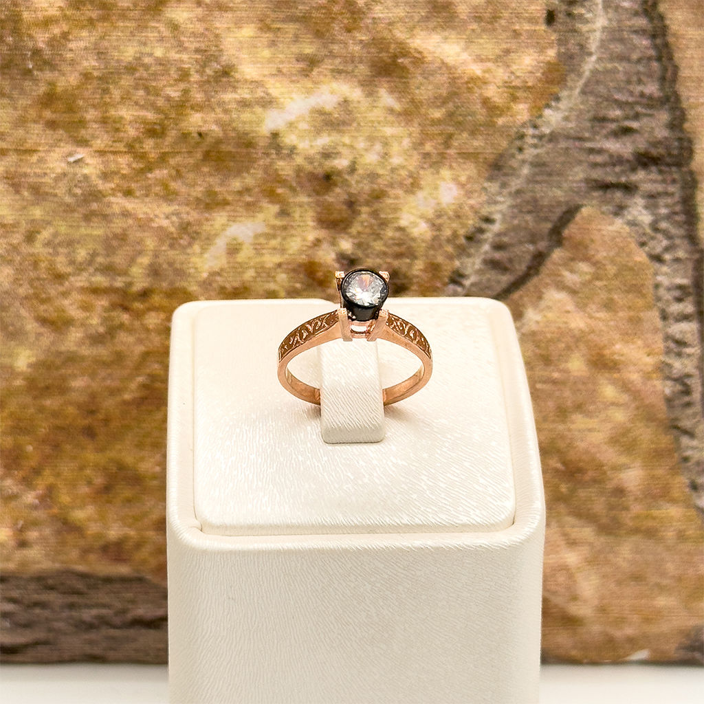 Elmas Montür Tektaş Gümüş Yüzük